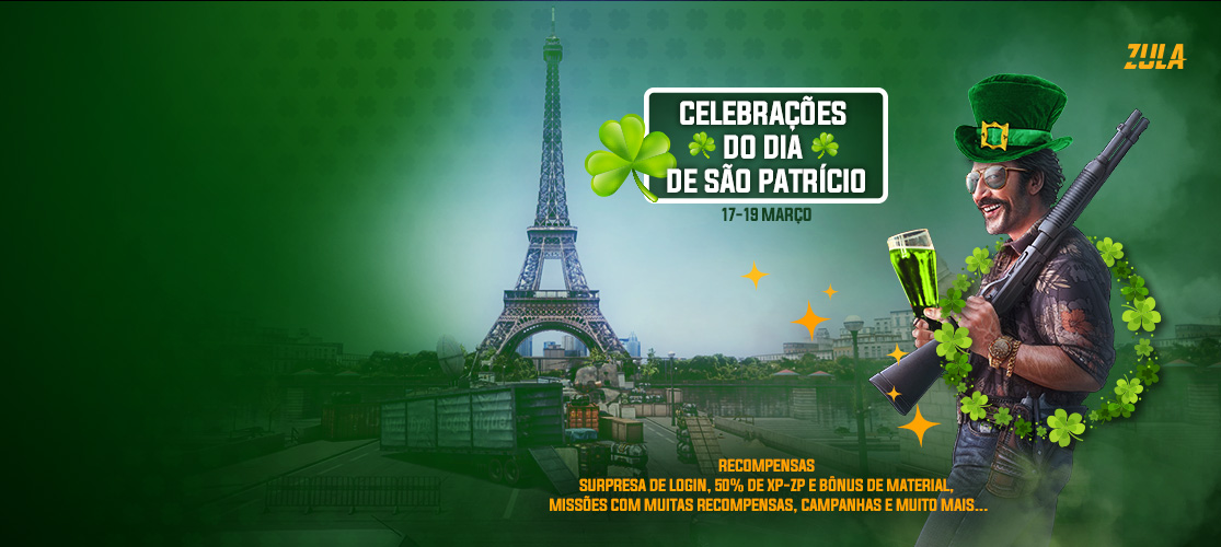 Comemorações do Dia de São Patrício!